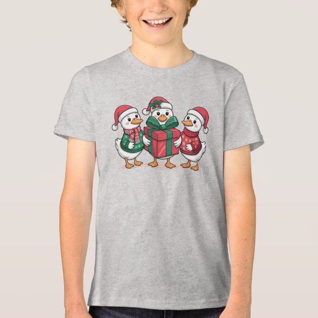Cartoon de Patos de Natal Bonitos Art-68105 (Frente)