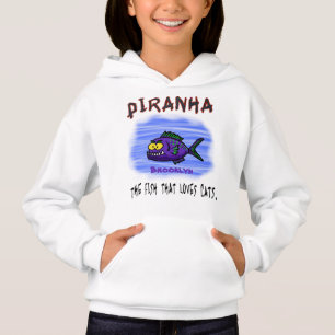 Cartoon de peixe Piranha