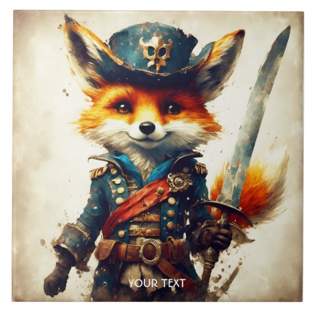 Cartoon de Pirata de Fox Fantasy Cute Vivid (Frente)