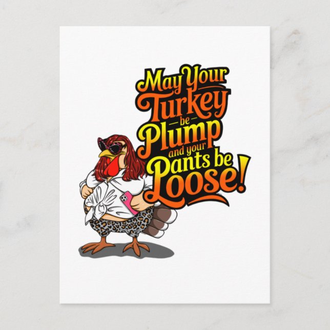 Cartoon Diva Turkey, Cartão postal (Frente)