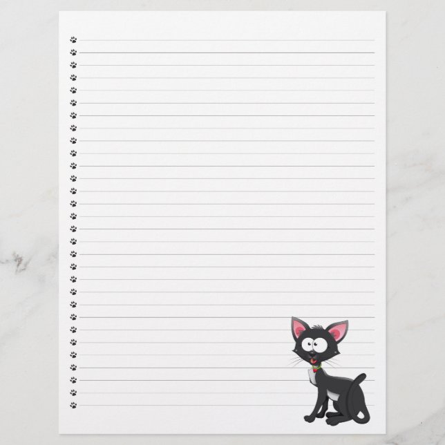 Cartoon Enrolado Pet Letterhead (Frente)