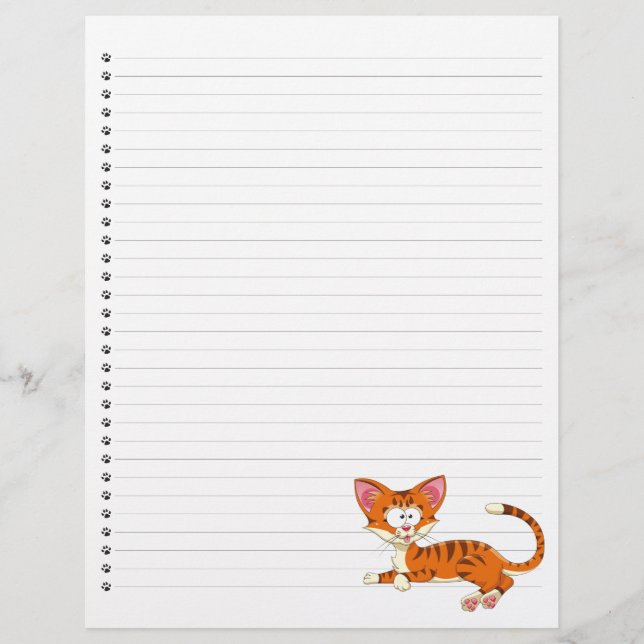 Cartoon Enrolado Pet Letterhead (Frente)