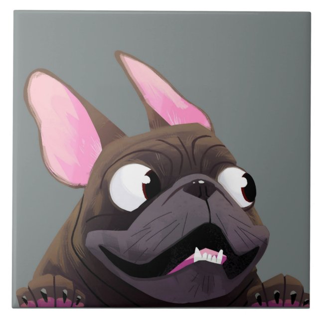 Cartoon French Bulldog (Frente)