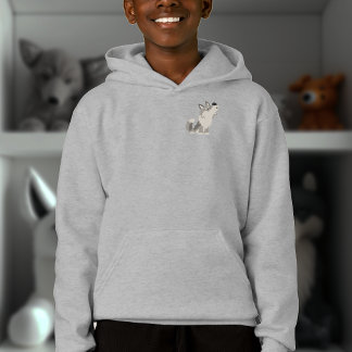 Cartoon Gafl Kids Zip Hoodie