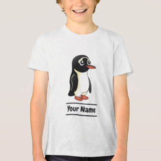 Cartoon Gentoo Penguin com texto personalizado
