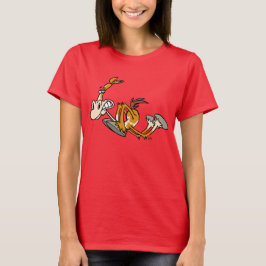Cartoon Horse Power Camiseta para mulheres