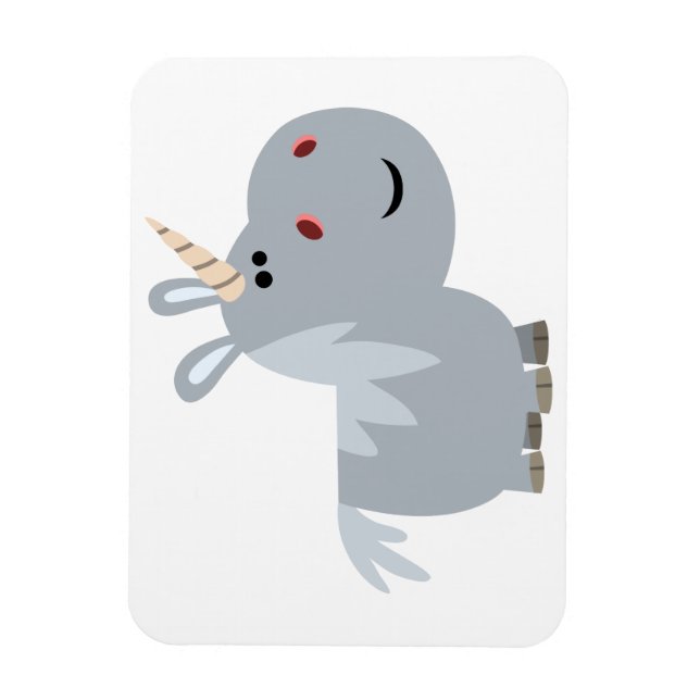 Cartoon Incruzável Bonito Ímã Flexível Unicórn (Vertical)