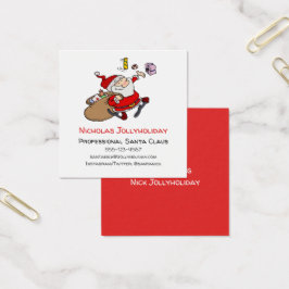 Cartoon Informal do Papai Noel Profissional