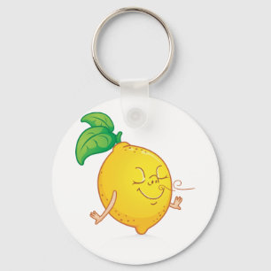 Cartoon Lemon Chaveiro