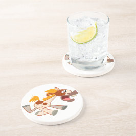 Cartoon Livremente Porta copos Pinto Cavalo