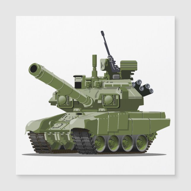 Cartoon modern armored tank (Frente)
