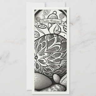 Cartoon monocromático Osterímetro mit Ostereier 97