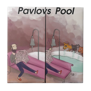 Cartoon Piscina Engraçado de Pavlov