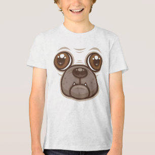 Cartoon Pug Mug Puppy Dog Face