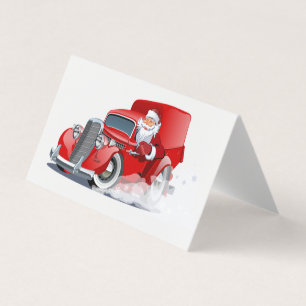 Cartoon saudando cartão de Natal