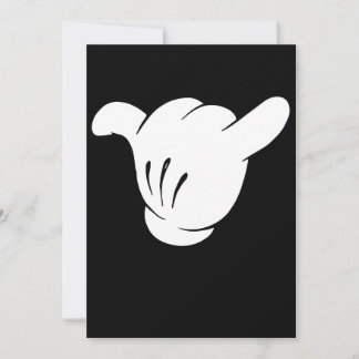 Cartoon Shaka Brah Sinal Hang Loose Hawaii Chill R