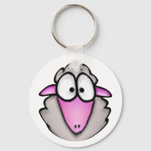 Cartoon Sheep Chaveiro
