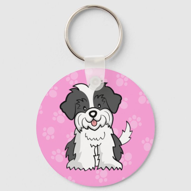 Cartoon ShihTzu Chaveiro (Frente)