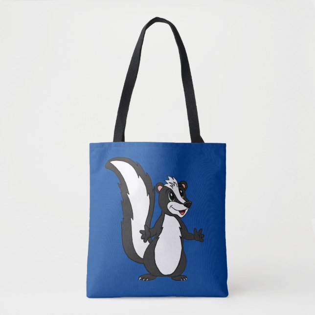 Cartoon Skunk Tote Bag (Frente)
