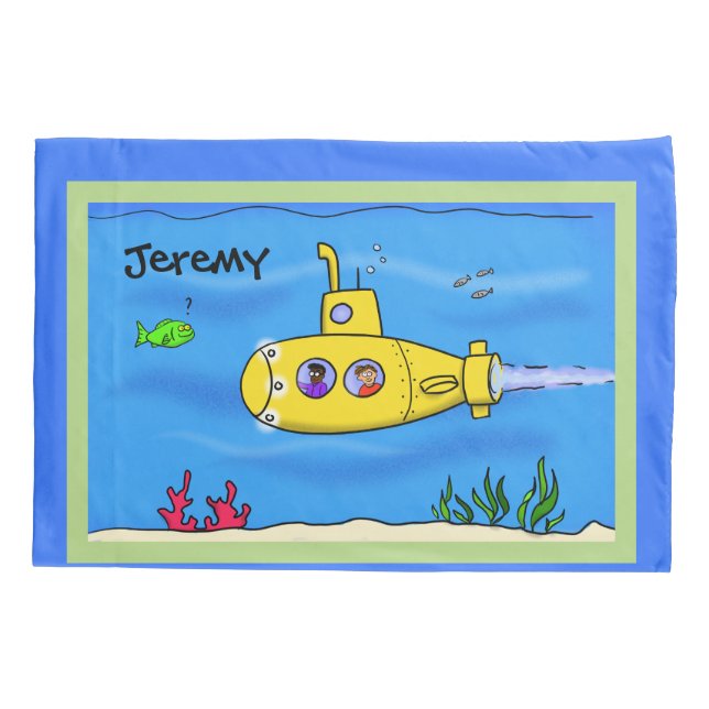 Cartoon submarino feliz (Verso)