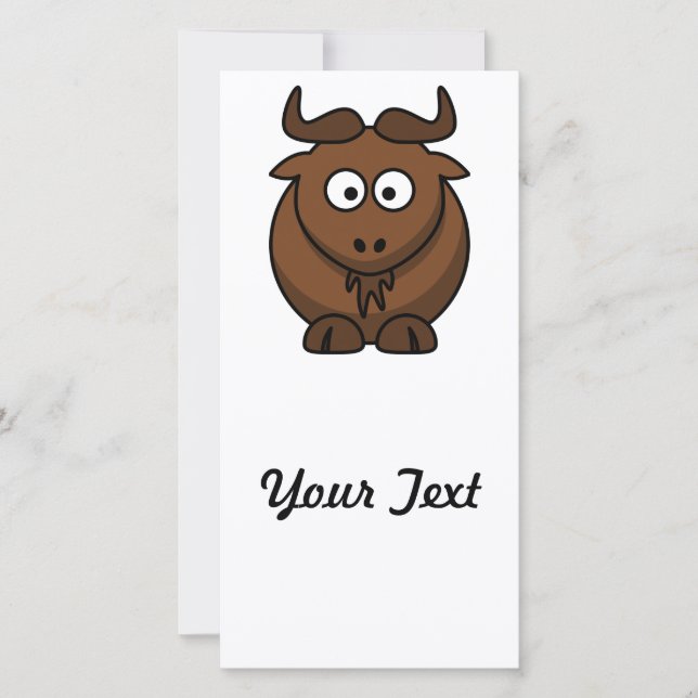 Cartoon Wildebeast (Frente)