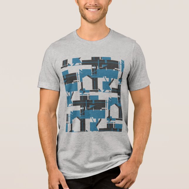 Carvões de Turquesa Esbranquiçados Geométricos MCM (Frente)