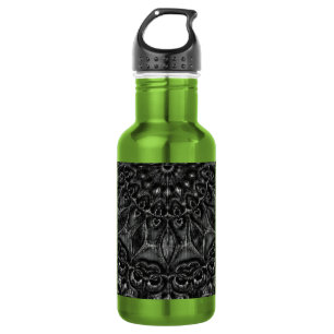 Carvões Mandala Garrafa De Água De Aço Inoxidável