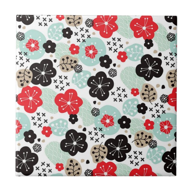 Cas iPhone de design de padrões Japonês Bonito (Frente)