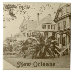 Casa Antiga Distrito Jardim de Nova Orleans Vintag