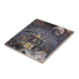 Casa Assombrada | Árvore lunar e morcegos