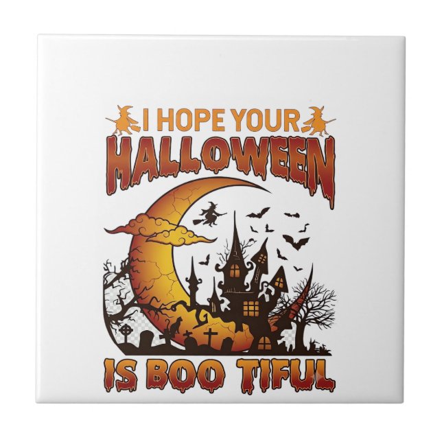 Casa Assombrada Boo Tiful de Halloween Lua Crescen (Frente)