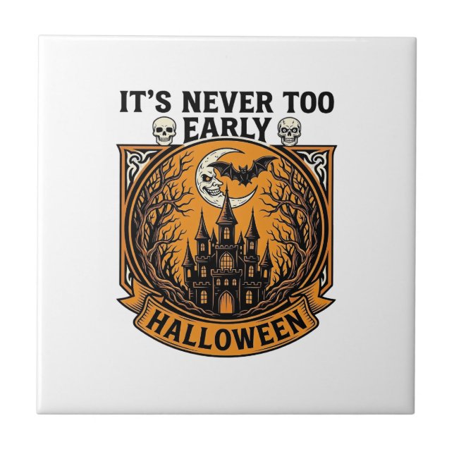 Casa Assombrada de Halloween Nunca Muito Cedo Morc (Frente)