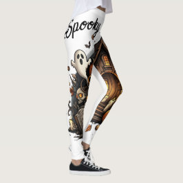 Casa Assombrada 🕷️ Leggings Spooky 🎃