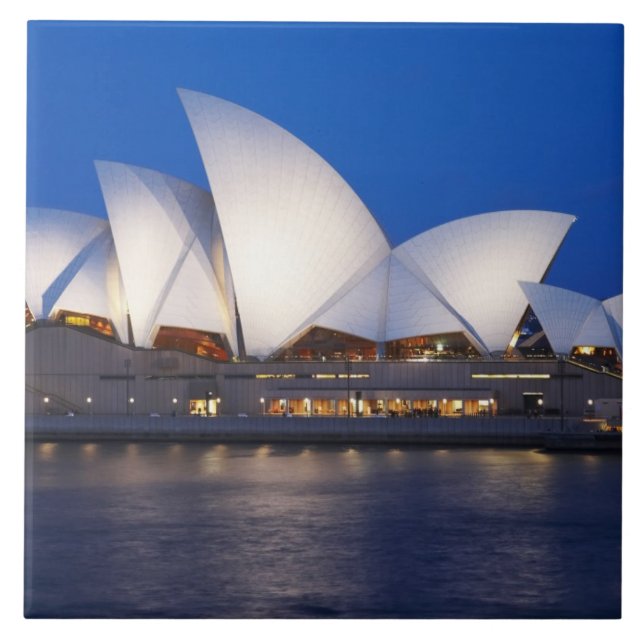 Casa da Ópera de Sydney à Noite, Sydney, Nova Gale (Frente)