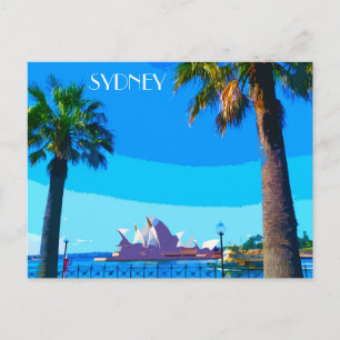 Casa da Ópera de Sydney Cartão Postal de Arte de V