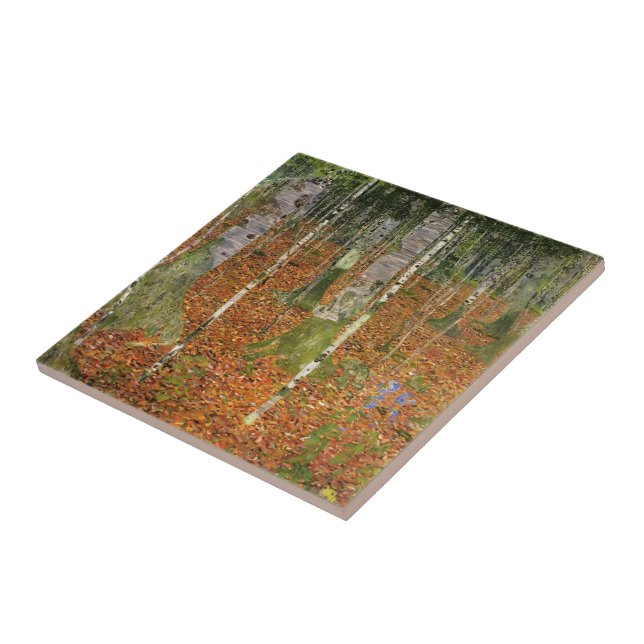 Casa da quinta de Gustavo Klimt- com árvores de (Lateral)