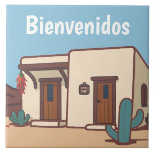Casa de Adobe do Deserto Mexicano Bem-vindos