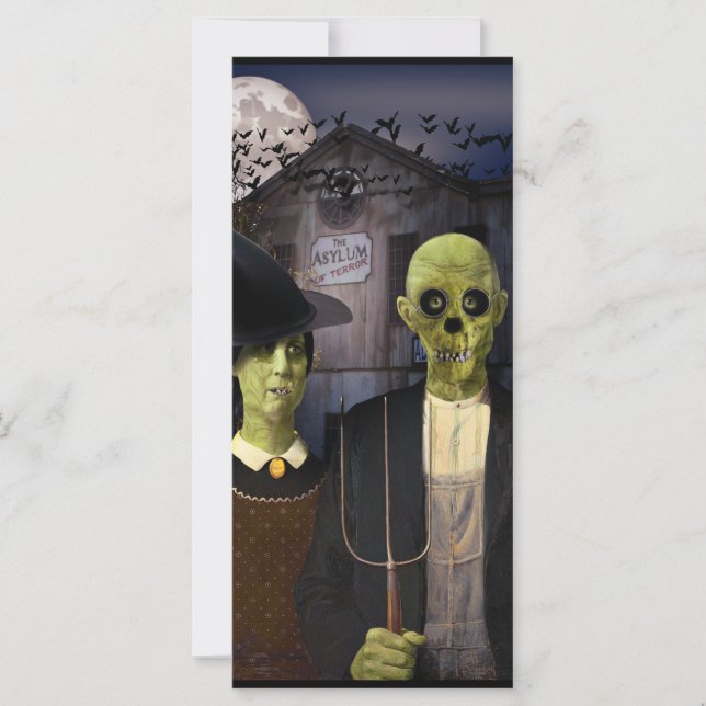 Casa de Assombração do Dia das Bruxas Gótico Ameri (Frente)