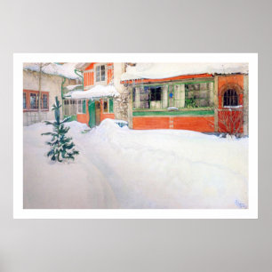 Casa de campo de Carl Larsson no impressão das