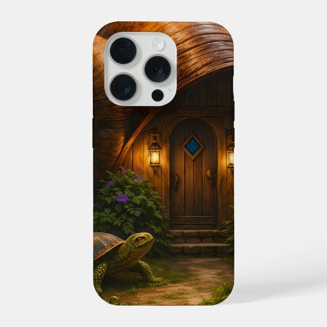 Casa de concha de caracol de feiticeiro floresta e (Verso)