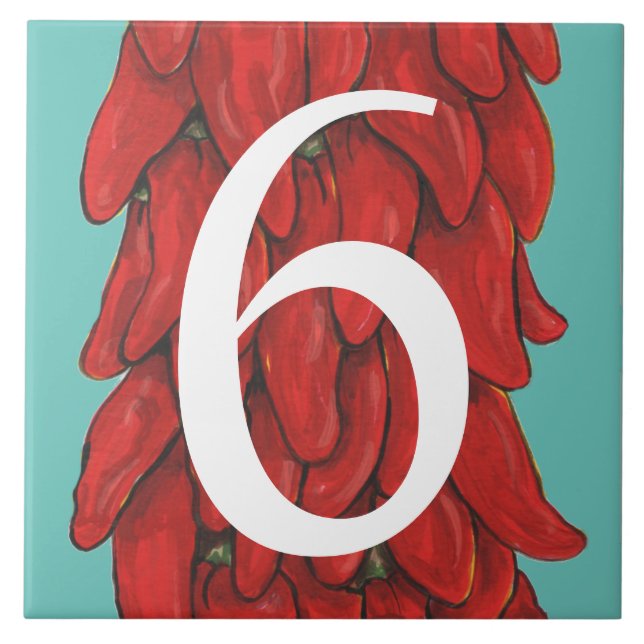 Casa de Pimenta Vermelha do Sudoeste #6 Turquoise (Frente)