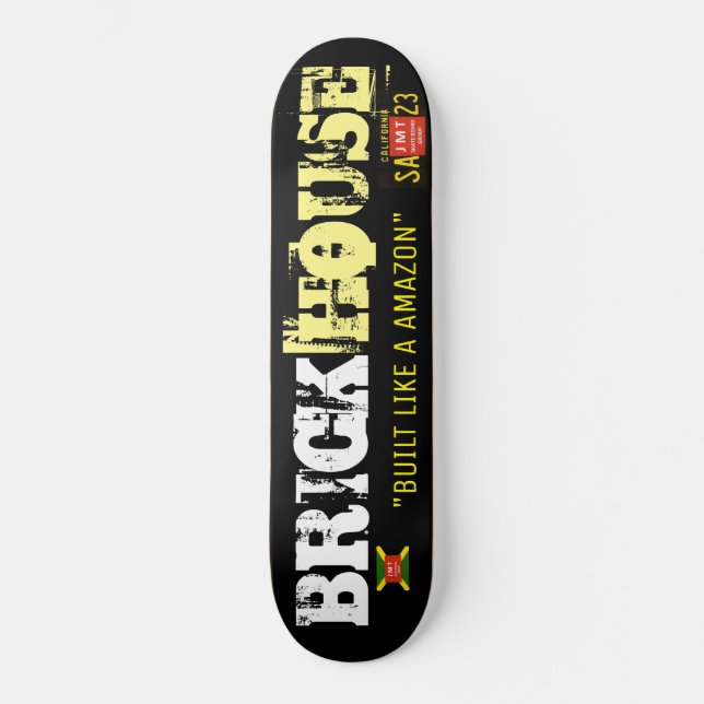 CASA DE TIJOLO  Skateboard (Frente)