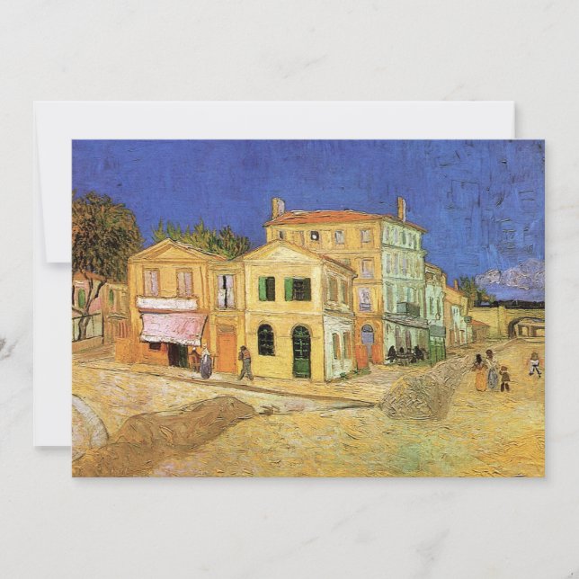 Casa de Vincent em Arles, por Vincent van Gogh (Frente)