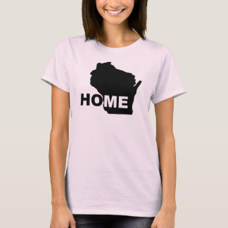 Casa de Wisconsin longe das camisetas do t-shirt