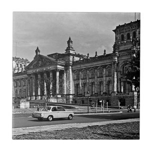 Casa do parlamento do Reichstag de Berlim antiga