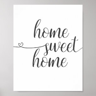 Casa doce Home, impressão Home da decoração