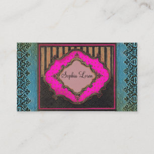 Casa dos Espelhos ~ Chamando Trabalho Cartão de vi