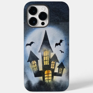 Casa E Morcegos De Halloween