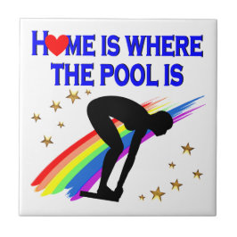 CASA É ONDE ESTÁ A PISCINA PARA ESTE NADOR