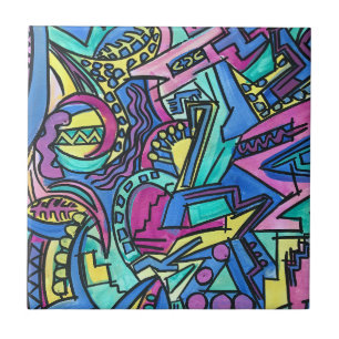Casa Mia-Arte abstrata pintada à mão